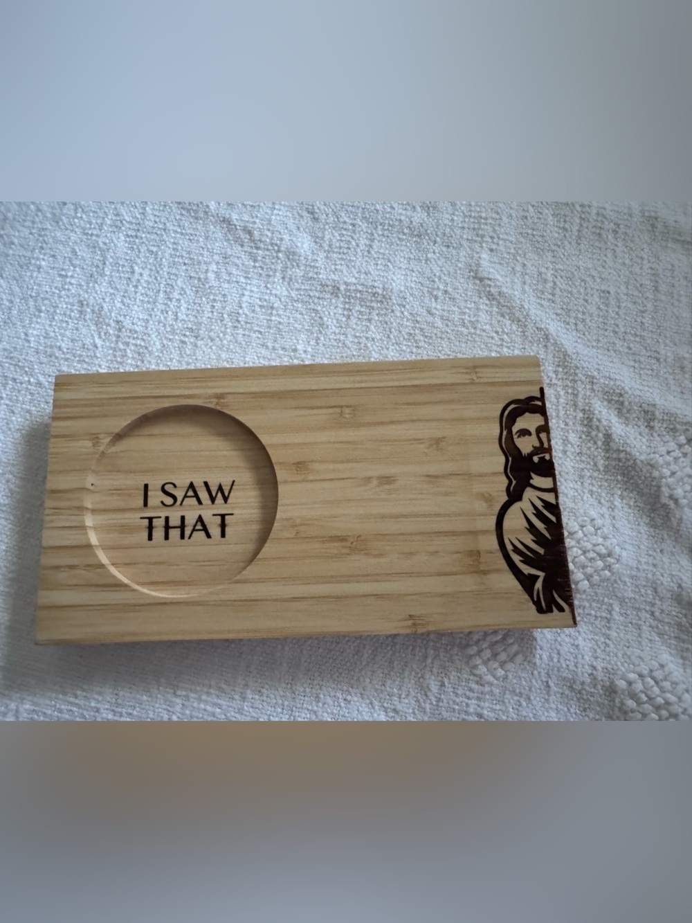 I SAW THAT SERVING COASTER
REEL WOOD
